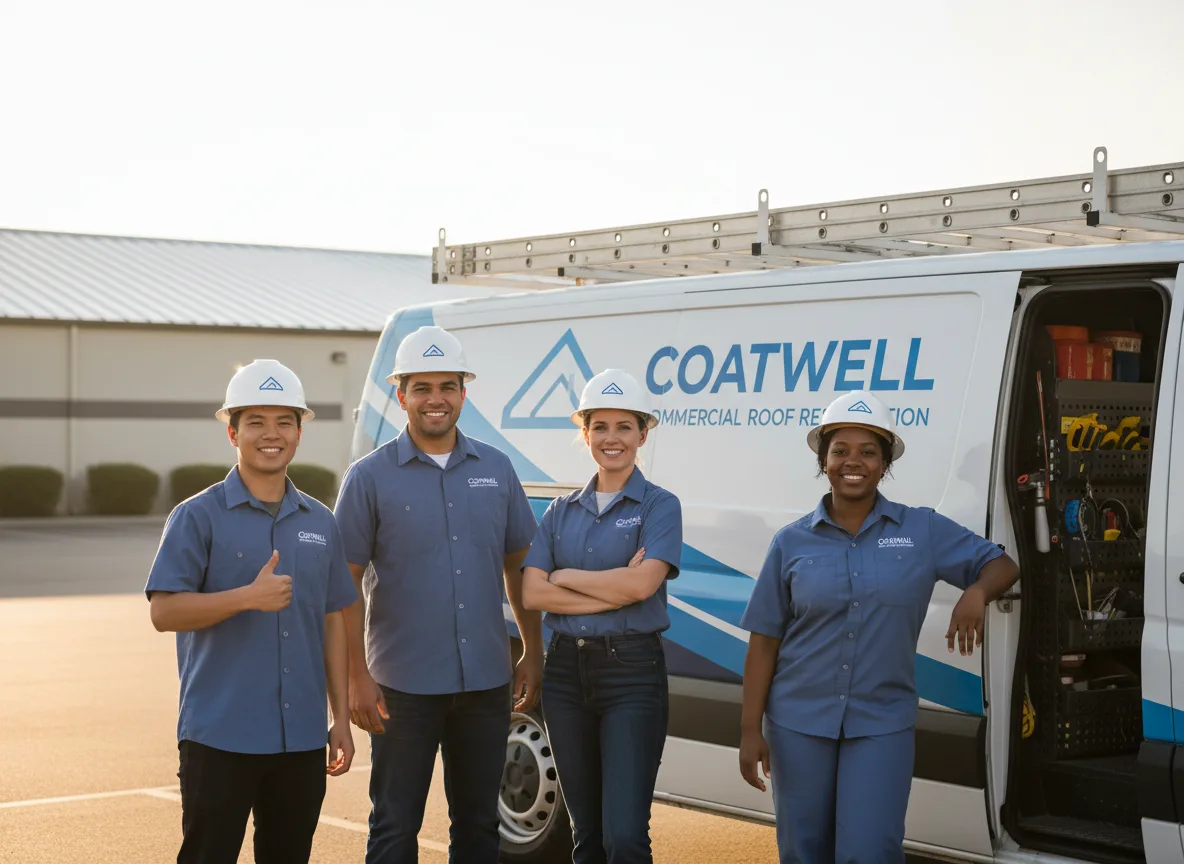 Commercial roof coating company in Hubertus, WI
